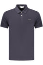 GUESS JEANS MEN'S SHORT-SLEEVE POLO SHIRT, BLUE