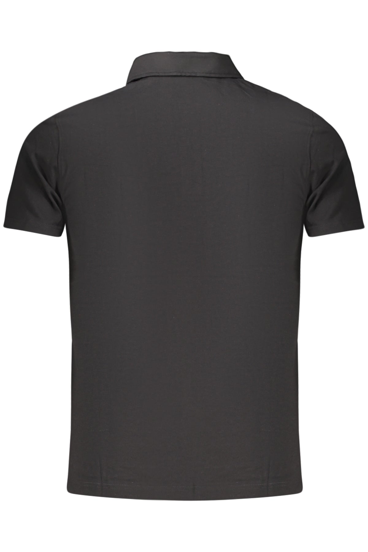 GUESS JEANS MEN'S SHORT-SLEEVE POLO SHIRT BLACK