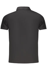 GUESS JEANS MEN'S SHORT-SLEEVE POLO SHIRT BLACK