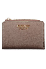 GUESS JEANS WOMEN'S BROWN WALLET