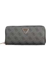 GUESS JEANS WOMEN'S WALLET BLACK