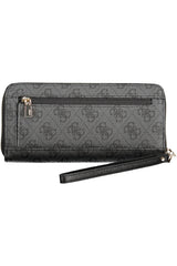 GUESS JEANS WOMEN'S WALLET BLACK