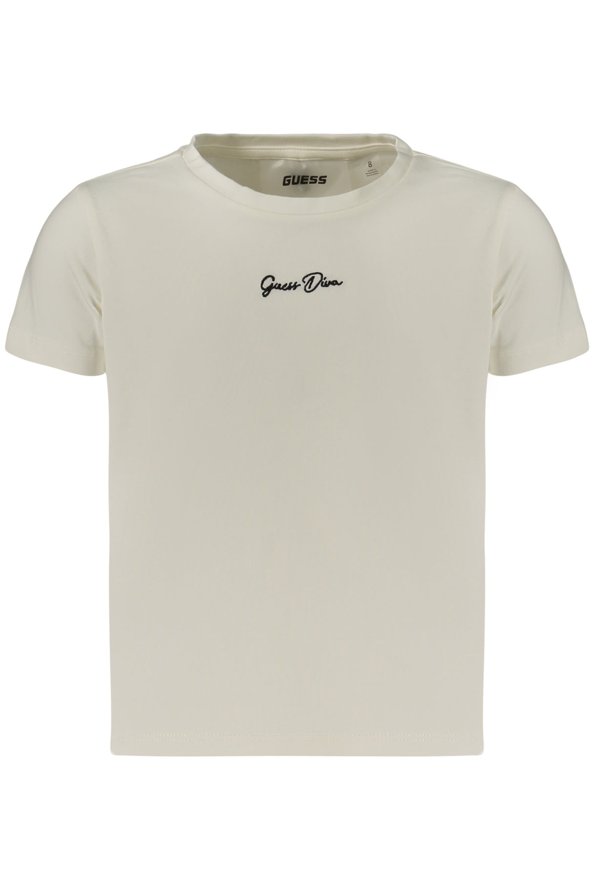 GUESS JEANS SHORT-SLEEVED T-SHIRT FOR GIRLS, WHITE