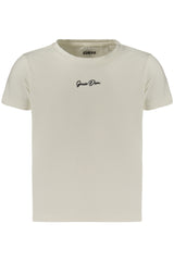 GUESS JEANS SHORT-SLEEVED T-SHIRT FOR GIRLS, WHITE