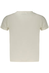 GUESS JEANS SHORT-SLEEVED T-SHIRT FOR GIRLS, WHITE