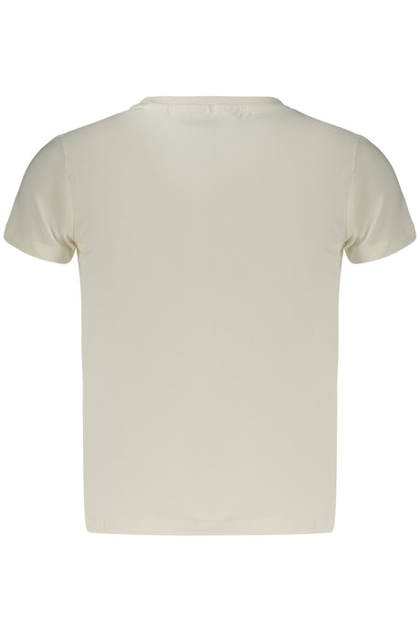 GUESS JEANS SHORT-SLEEVED T-SHIRT FOR GIRLS, WHITE