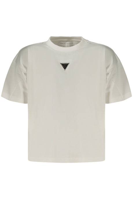 GUESS JEANS SHORT-SLEEVED T-SHIRT FOR KIDS, WHITE