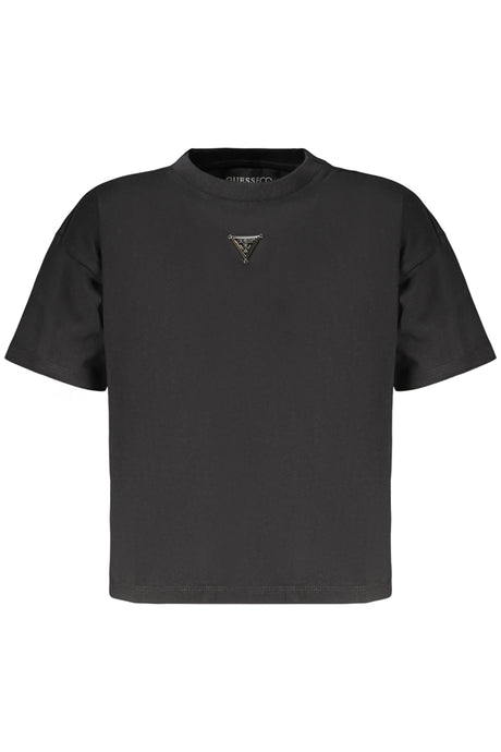 GUESS JEANS SHORT-SLEEVED T-SHIRT FOR KIDS, BLACK