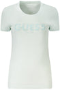 GUESS JEANS WOMEN'S SHORT-SLEEVED T-SHIRT, BLUE
