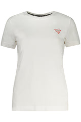 GUESS JEANS SHORT SLEEVE T-SHIRT WOMEN WHITE