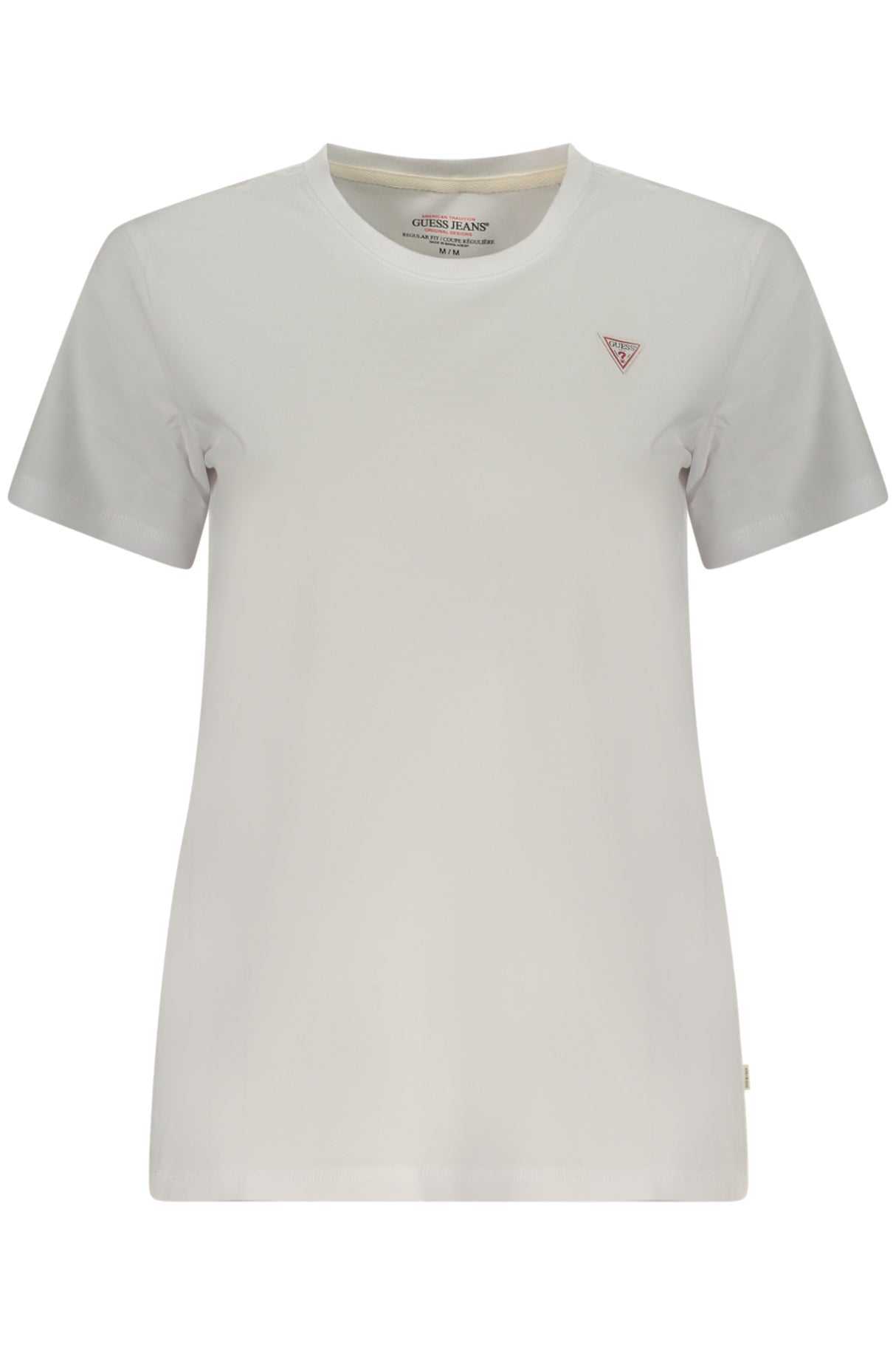 GUESS JEANS WOMEN'S SHORT-SLEEVE T-SHIRT WHITE