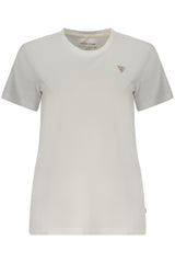 GUESS JEANS WOMEN'S SHORT-SLEEVE T-SHIRT WHITE