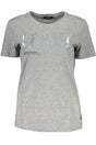 GUESS JEANS SHORT SLEEVE T-SHIRT WOMEN GREY