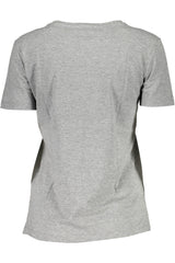 GUESS JEANS SHORT SLEEVE T-SHIRT WOMEN GREY