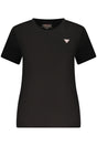 GUESS JEANS WOMEN'S SHORT-SLEEVED T-SHIRT BLACK