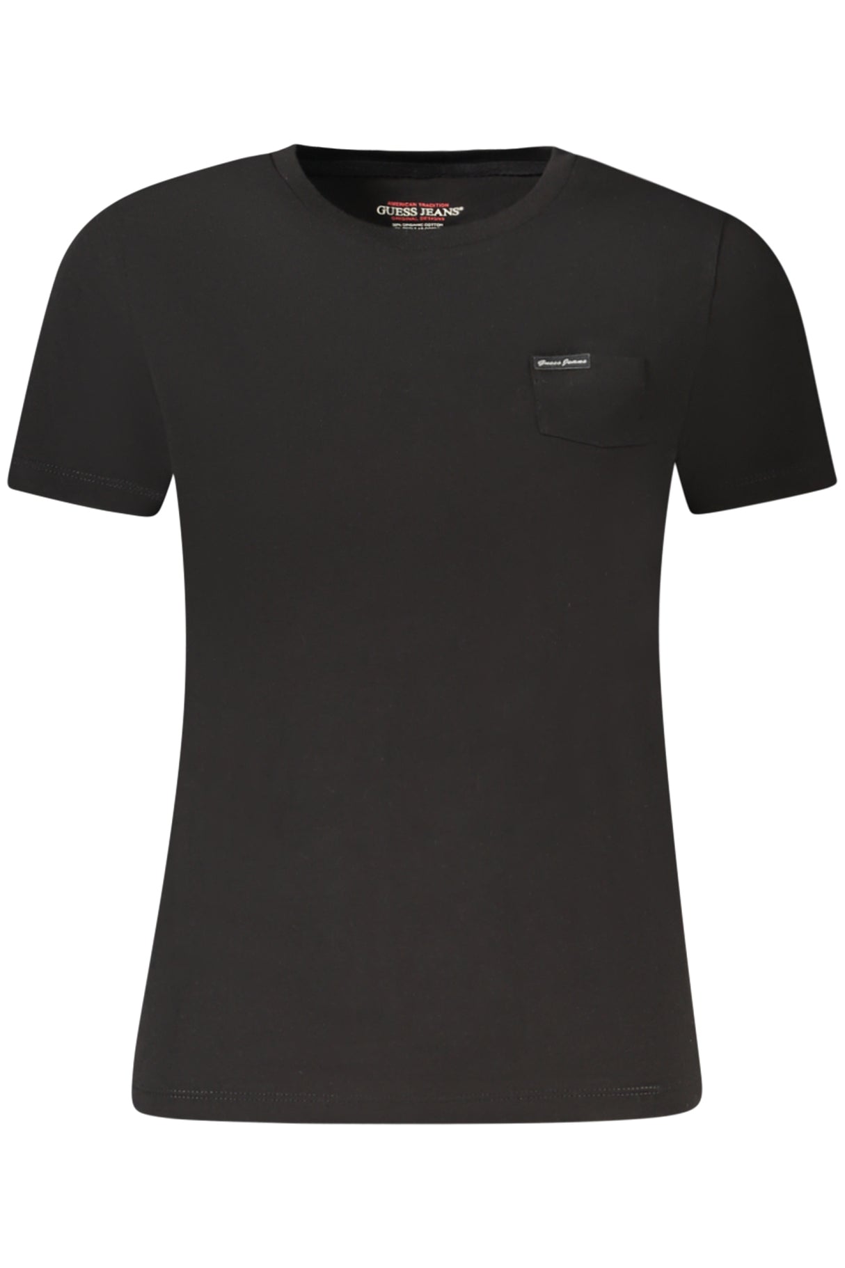 GUESS JEANS SHORT SLEEVE T-SHIRT WOMEN BLACK