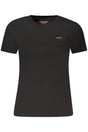 GUESS JEANS SHORT SLEEVE T-SHIRT WOMEN BLACK