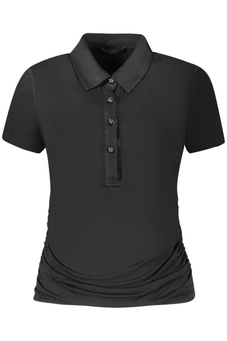 GUESS JEANS SHORT SLEEVE T-SHIRT WOMEN BLACK