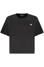 GUESS JEANS WOMEN'S SHORT-SLEEVED T-SHIRT BLACK