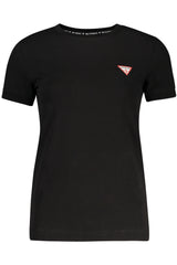 GUESS JEANS SHORT SLEEVE T-SHIRT WOMEN BLACK