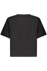 GUESS JEANS WOMEN'S SHORT-SLEEVED T-SHIRT BLACK