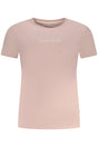GUESS JEANS WOMEN'S SHORT SLEEVE T-SHIRT PINK