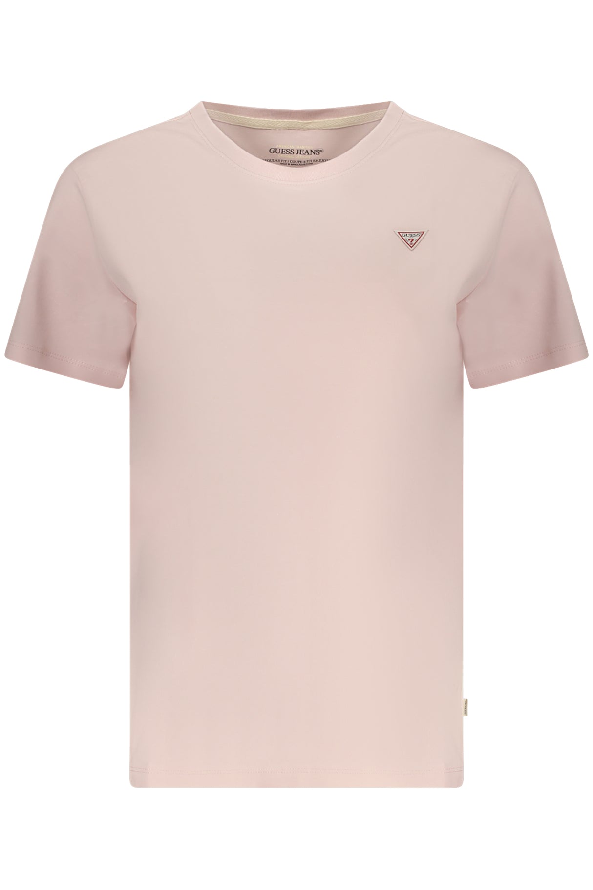 GUESS JEANS WOMEN'S SHORT SLEEVE T-SHIRT PINK