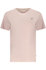 GUESS JEANS WOMEN'S SHORT SLEEVE T-SHIRT PINK
