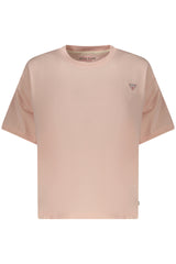 GUESS JEANS WOMEN'S SHORT SLEEVE T-SHIRT PINK