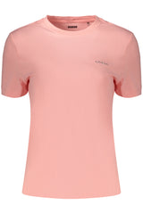 GUESS JEANS WOMEN'S SHORT SLEEVE T-SHIRT PINK