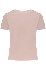 GUESS JEANS WOMEN'S SHORT SLEEVE T-SHIRT PINK