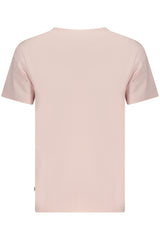 GUESS JEANS WOMEN'S SHORT SLEEVE T-SHIRT PINK