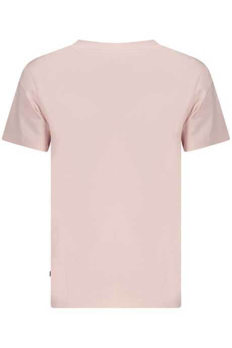 GUESS JEANS WOMEN'S SHORT SLEEVE T-SHIRT PINK