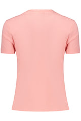 GUESS JEANS WOMEN'S SHORT SLEEVE T-SHIRT PINK