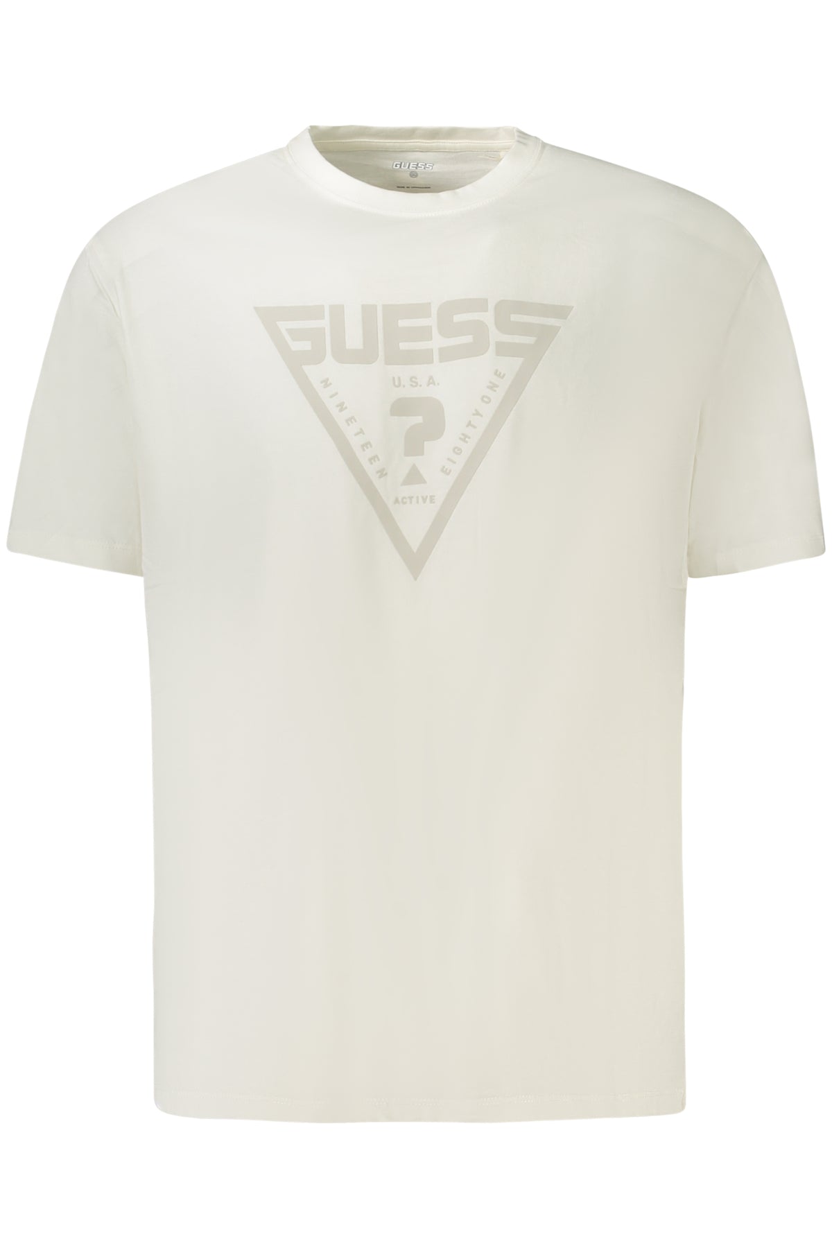 GUESS JEANS SHORT SLEEVE T-SHIRT MEN WHITE