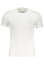 GUESS JEANS WHITE MEN'S SHORT SLEEVED T-SHIRT
