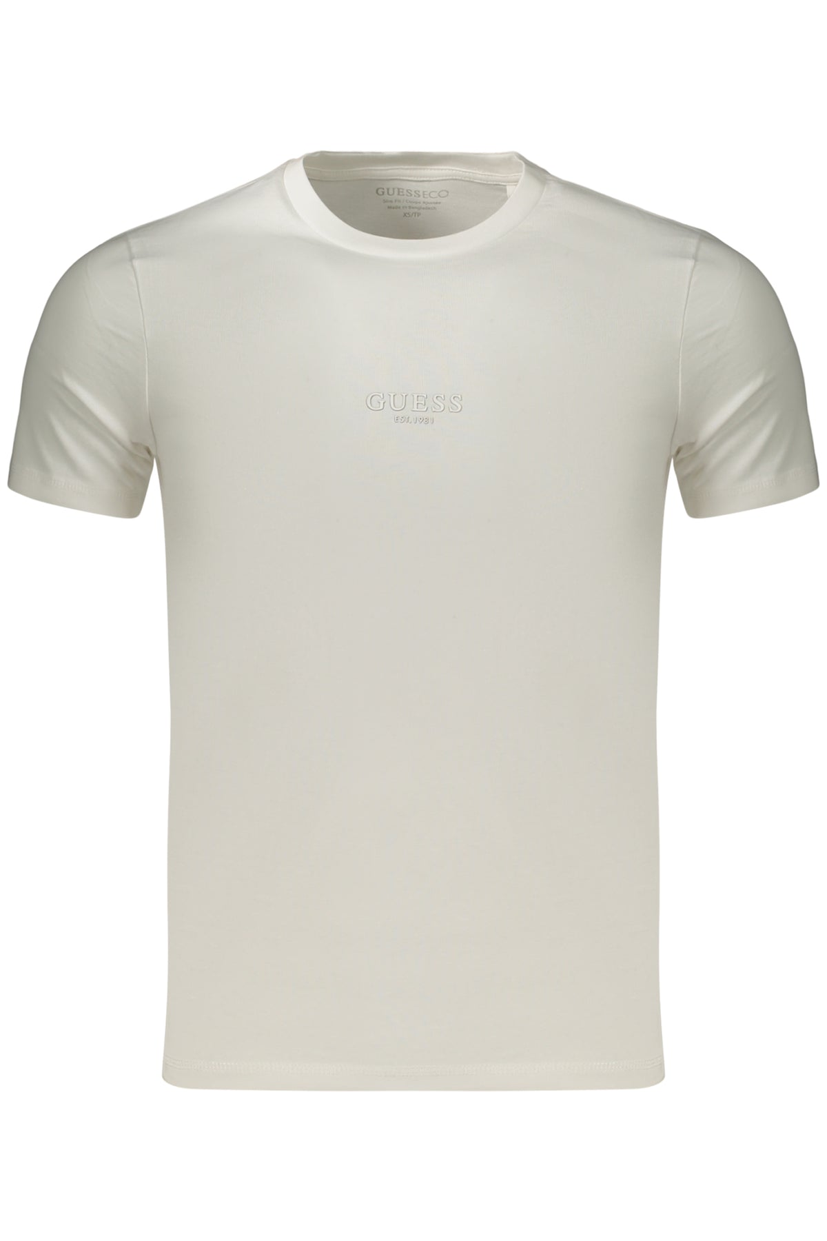 GUESS JEANS MEN'S SHORT-SLEEVED T-SHIRT WHITE