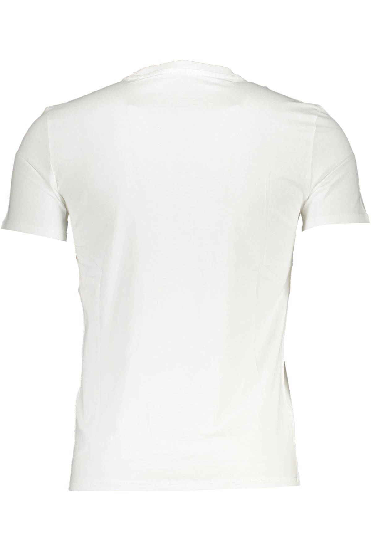 GUESS JEANS WHITE MEN'S SHORT SLEEVED T-SHIRT