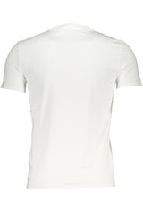 GUESS JEANS WHITE MEN'S SHORT SLEEVED T-SHIRT