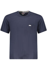 GUESS JEANS SHORT SLEEVE T-SHIRT MEN BLUE