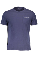 GUESS JEANS SHORT SLEEVE T-SHIRT MEN BLUE