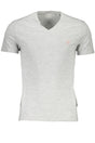 GUESS JEANS MEN'S SHORT SLEEVE T-SHIRT GRAY