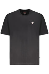 GUESS JEANS SHORT SLEEVE T-SHIRT MEN BLACK