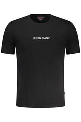 GUESS JEANS SHORT SLEEVE T-SHIRT MEN BLACK