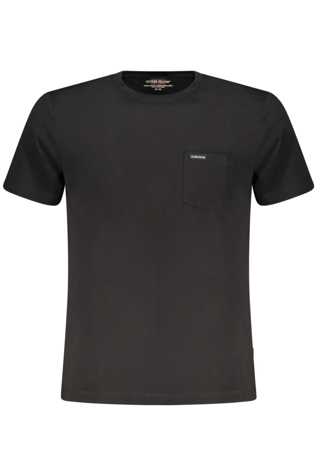 GUESS JEANS MEN'S SHORT-SLEEVED T-SHIRT BLACK