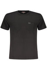 GUESS JEANS MEN'S SHORT-SLEEVED T-SHIRT BLACK