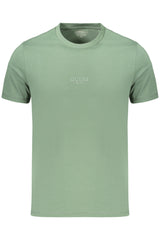 GUESS JEANS MEN'S SHORT-SLEEVED T-SHIRT GREEN