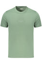 GUESS JEANS MEN'S SHORT-SLEEVED T-SHIRT GREEN