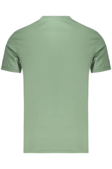 GUESS JEANS MEN'S SHORT-SLEEVED T-SHIRT GREEN
