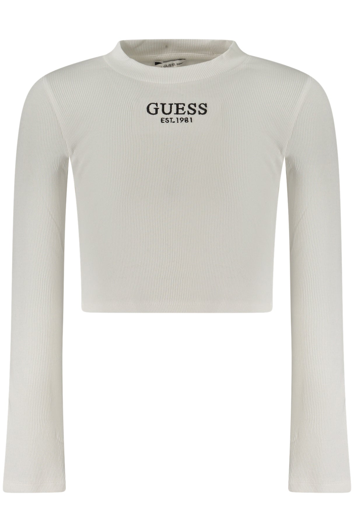 GUESS JEANS LONG-SLEEVED T-SHIRT FOR GIRLS, WHITE